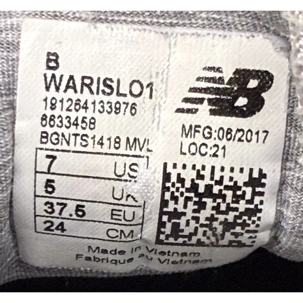 New Balance Fresh Foam Arishi WARISL01 Women's‎ 7 Running Shoes Gray Sneakers